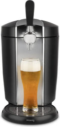 H.Koenig Bierkühler BW1778, Kompatibel mit 5L Druckfässern, Edelstahl, Professionell, Integrierte Kühlung 4°C