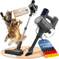 Kabelloser 3-in-1 Akkustaubsauger mit LED-Anzeige und Anti-Tangle Bürste für Tierhaare